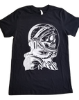 Undead Astronaut Space Man Skeleton Skull Zombie Universe Black Unisex Short Sleeve T Shirt