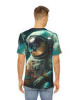 Smokey Space Man Nature Astronaut Men's Polyester Tee (AOP) By Mythical Merch