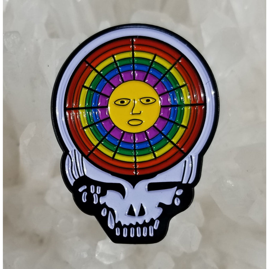 Grateful Dead Sunshine Stealie Enamel Hat Pin - Enamel/Metal