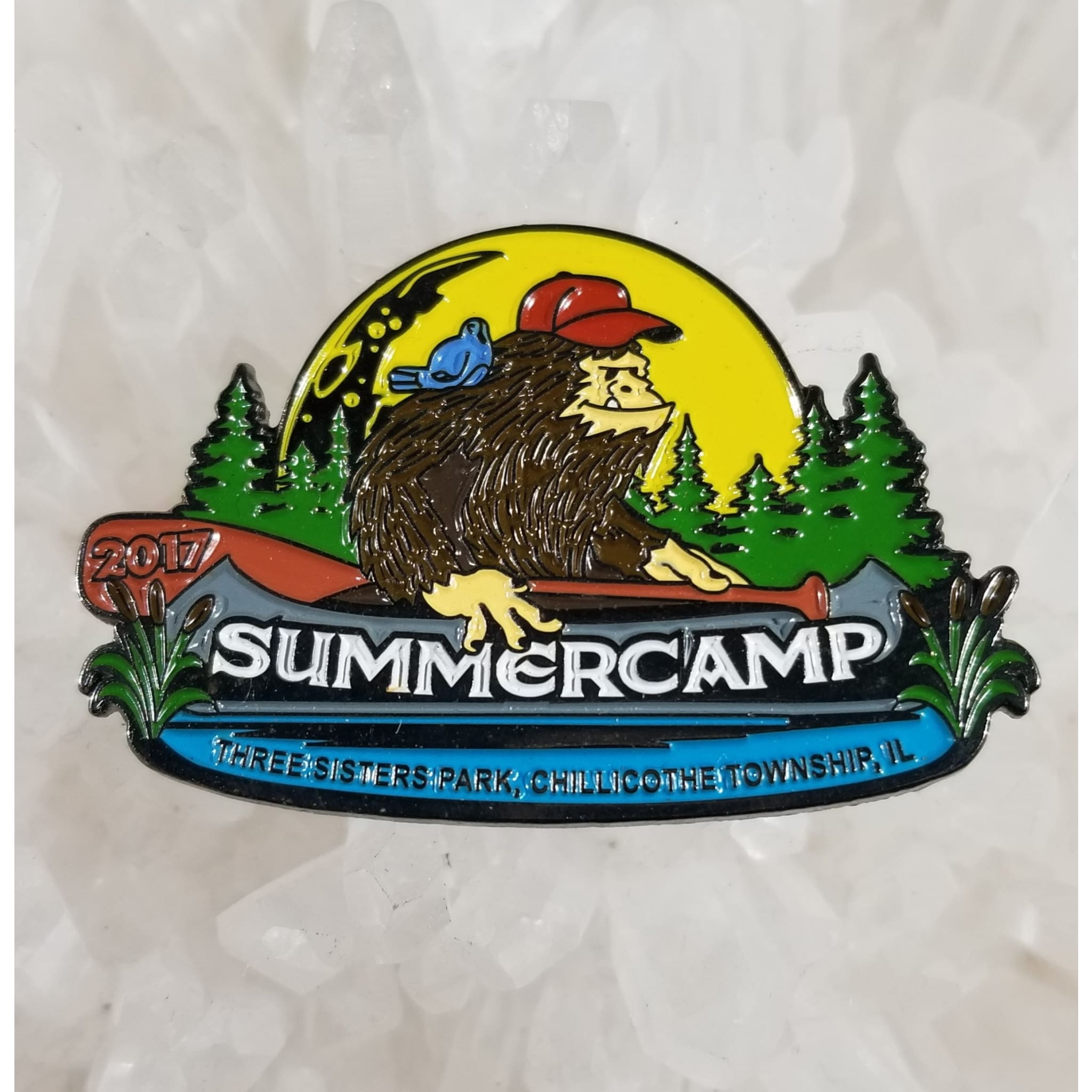 Summer Camp Music Festival Wook Wookie Enamel Hat Pin - Enamel/Metal